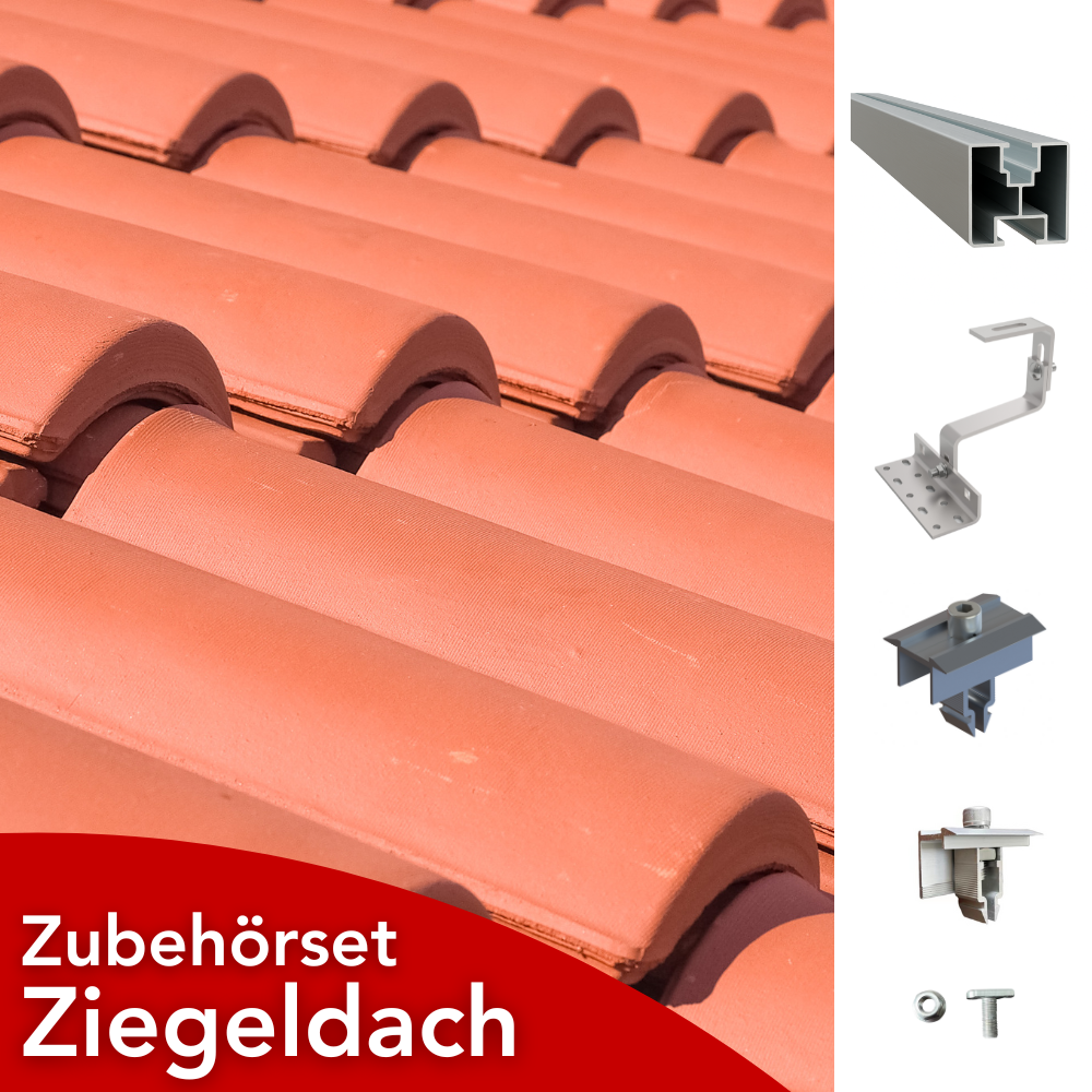 Zubehörset Montagematerial für Dachziegel