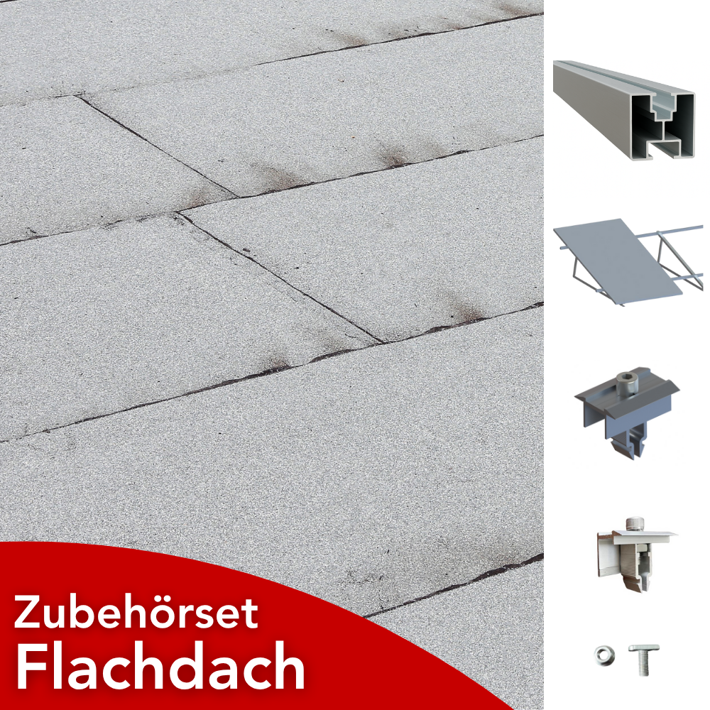 Zubehörset Montagematerial für Flachdach
