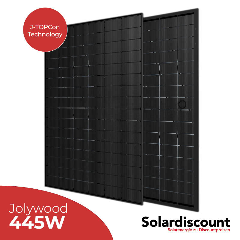 Solarmodul Jolywood 455W FullBlack/Bifacial