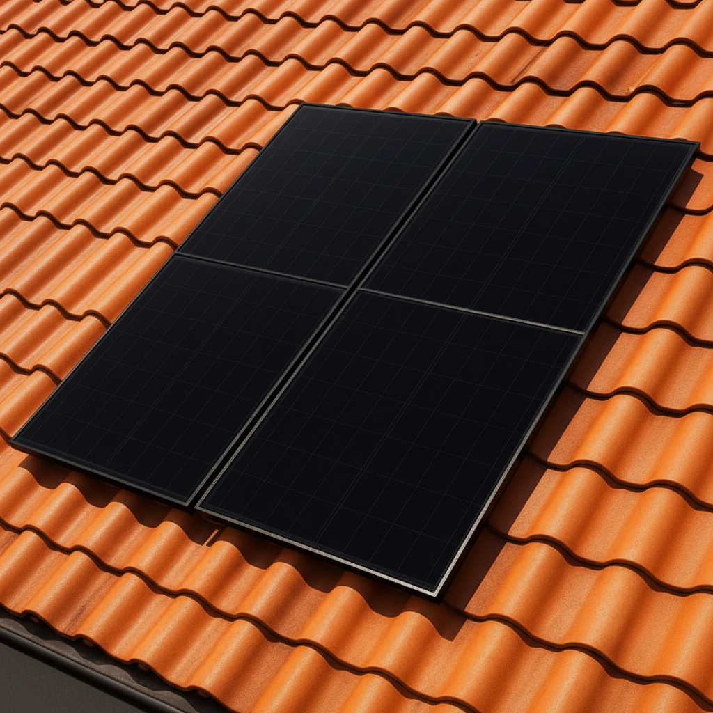 Montagematerial für Balkonkraftwerk & Mini PV-Anlage Dachziegel