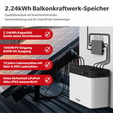 Balkonkraftwerk Komplettset 800W Bifazial