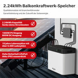 1,6KW Mini PV-Anlage Bifazial Komplettset