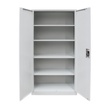 3er Set Stahlschrank XL Lichtgrau 1950 x 900 x 450 cm