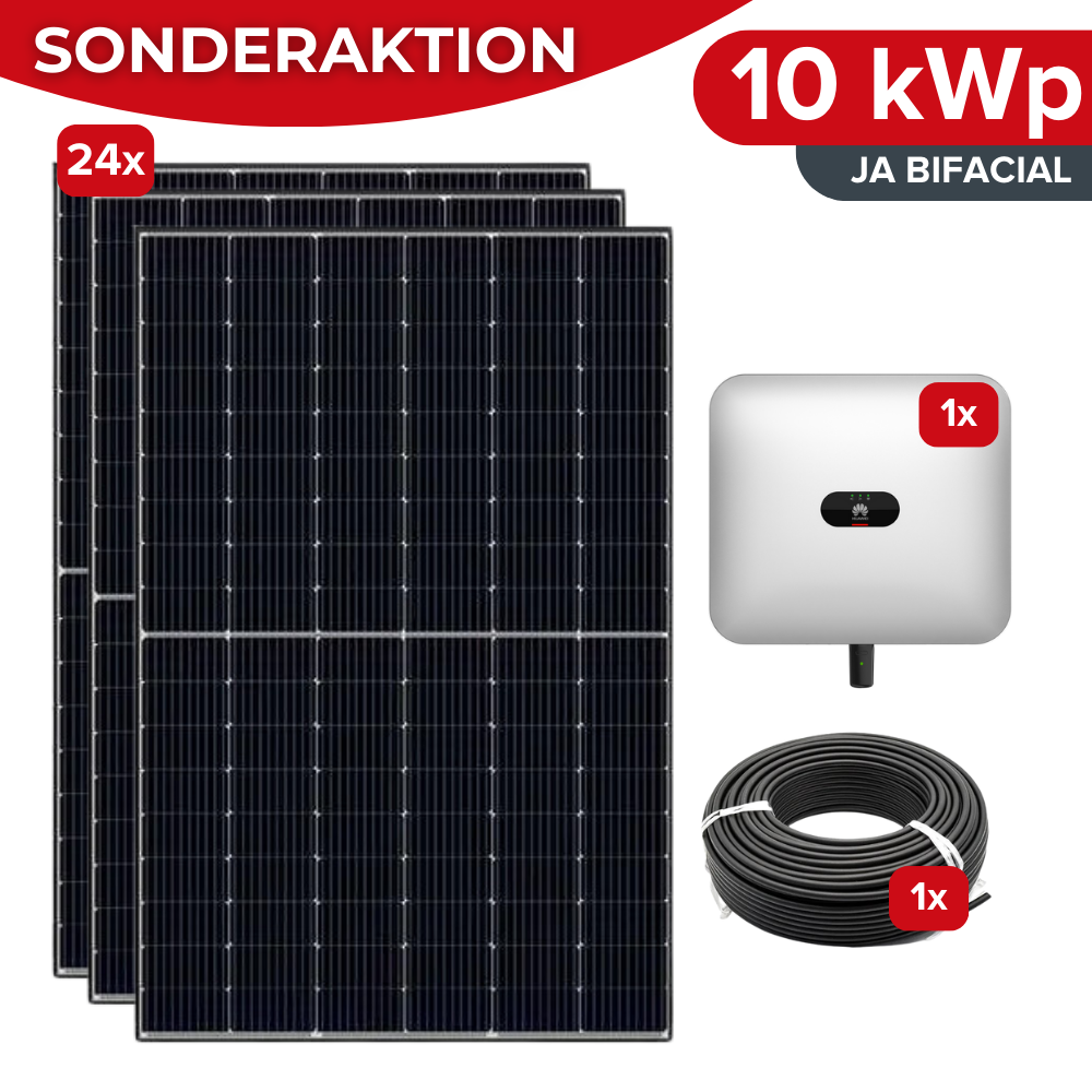 [Aktion] PV-Anlage Komplettpaket 10KW Bifacial