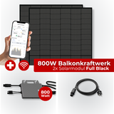 Balkonkraftwerk Komplettset 800W Full Black