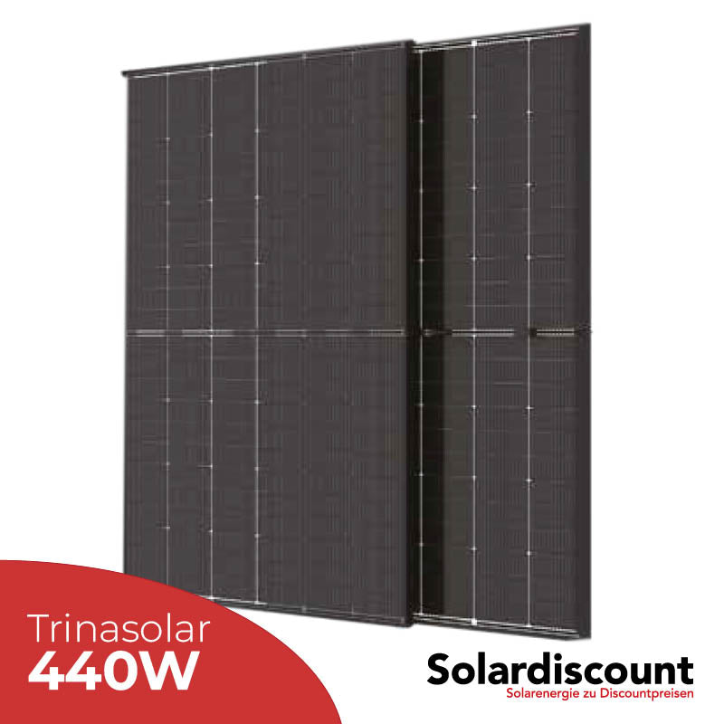 Solarmodul Trina VertexS 440W NEG9RC.27  FullBlack/Bifacial