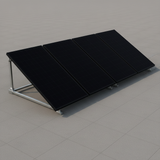 Montagematerial für Balkonkraftwerk & Mini PV-Anlage Flachdach 15-25°